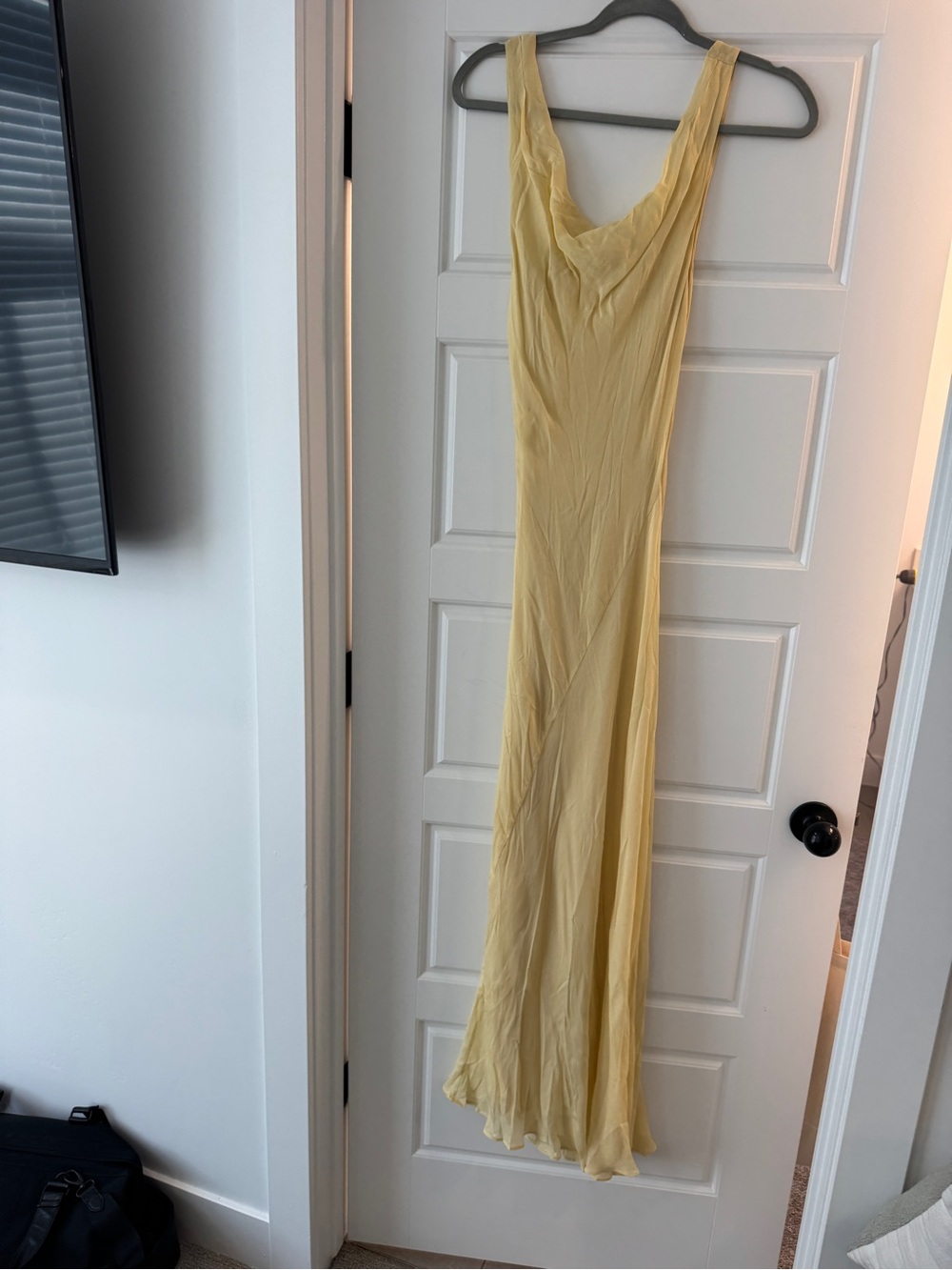 DISSH Soft Yellow Maxi Slip Dress